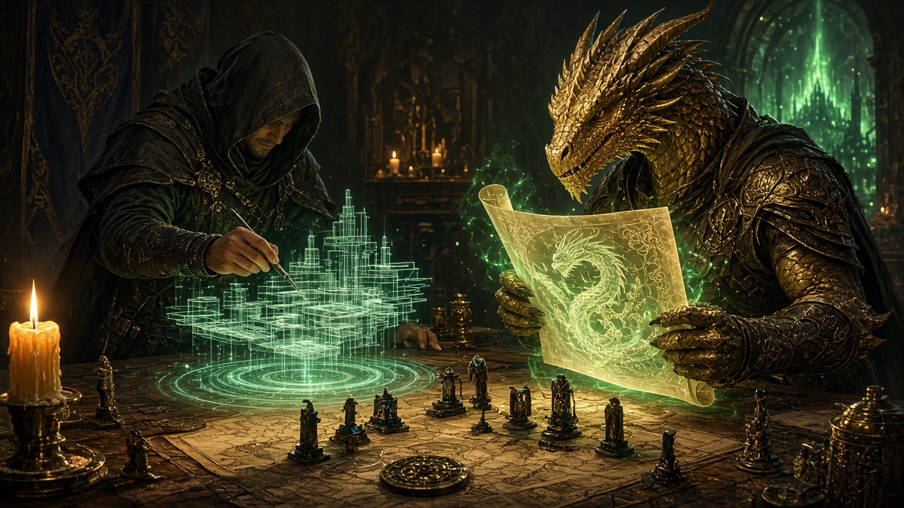 Alliance forged at a glowing war table