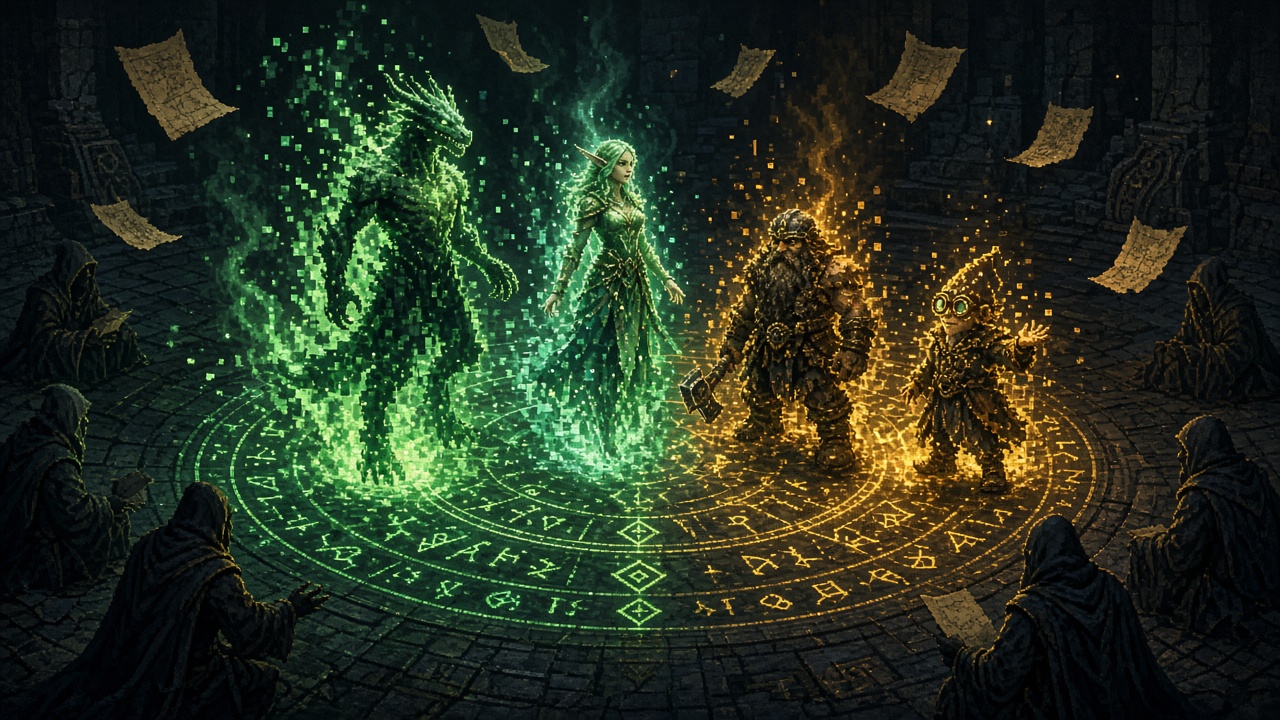 Mystical character creation ritual